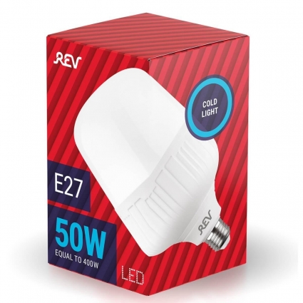 Лампа светодиодная REV T125 E27 50W 6500К PowerMax холодный белый свет цилиндр 32421 8