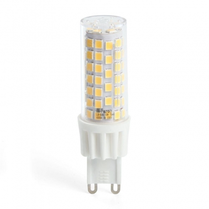 Лампа светодиодная Feron G9 13W 2700K прозрачная LB-436 38152 цвет прозрачный