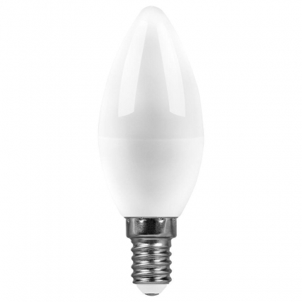 Лампа светодиодная Saffit E14 15W 4000K матовая SBC3715 55204 цвет белый