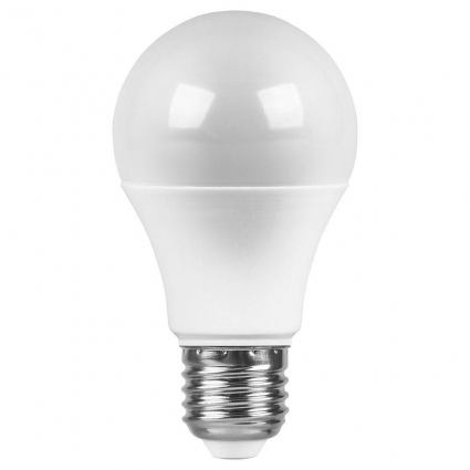 Лампа светодиодная Saffit E27 40W 4000K матовая SBA8040 55202 цвет белый
