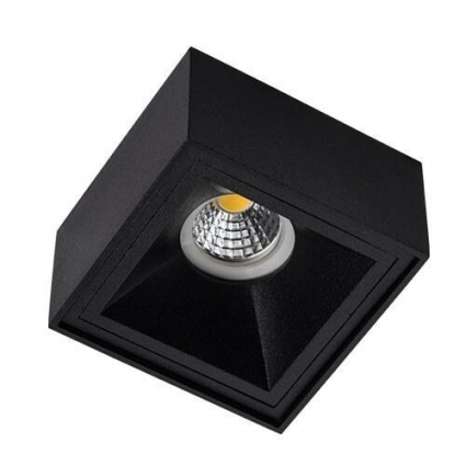 Встраиваемый светильник Italline M01-1018 black в современном стиле, цвет черный