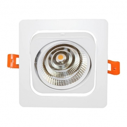 Встраиваемый светодиодный светильник Lumina Deco Fostis LDC 8065-10W WT в современном стиле, цвет белый
