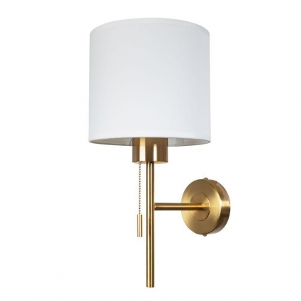 Бра Arte Lamp Proxima A4031AP-1PB в современном стиле, цвет белый, мощность 60 Вт