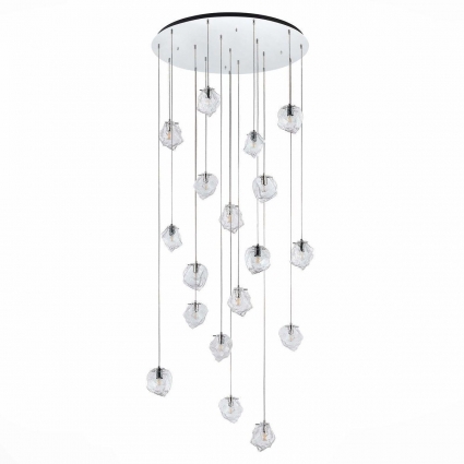 Подвесная люстра ST Luce Portici SL1175.103.18 в стиле модерн, цвет хром