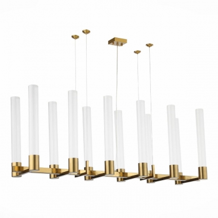 Подвесная люстра ST Luce Terni SL1229.303.12 в стиле модерн, цвет латунь