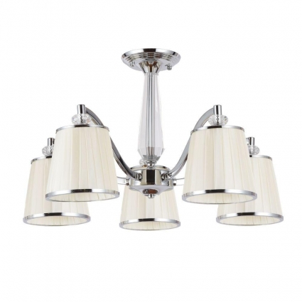 Потолочная люстра Arte Lamp Talitha A4047PL-5CC в стиле модерн, цвет белый