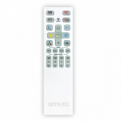 Пульт ДУ Citilux четырехканальный CLR5G Remote в современном стиле, цвет белый
