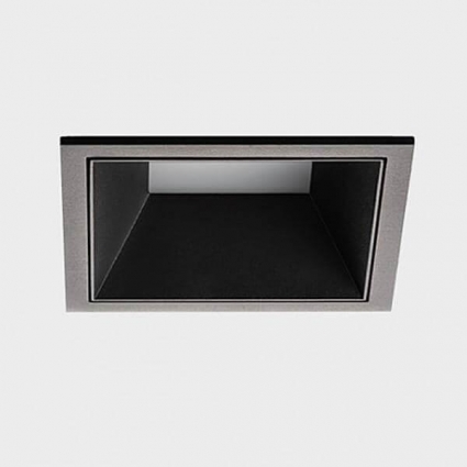 Встраиваемый светодиодный светильник Italline M01-4075 black в современном стиле, цвет черный