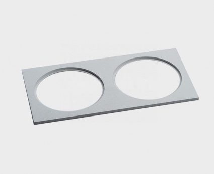 Рамка декоративная Italline IT06-6016 white FR2 в современном стиле, цвет белый