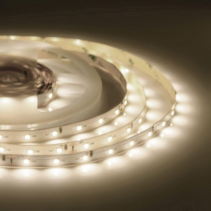 Светодиодная лента Apeyron 5W/m 60LED/m 3528SMD дневной белый 5M 00-345 цвет белый, мощность 25 Вт