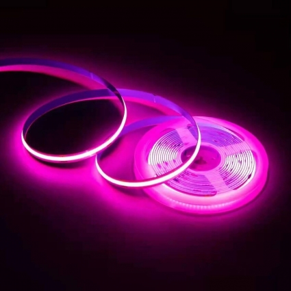 Светодиодная лента Apeyron 11W/m 352Led/m COB розовый 5M 00-356 цвет белый, мощность 55 Вт