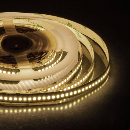 Светодиодная лента Apeyron 26W/m 240Led/m 2835SMD теплый белый 3M 241BL цвет белый, мощность 78 Вт