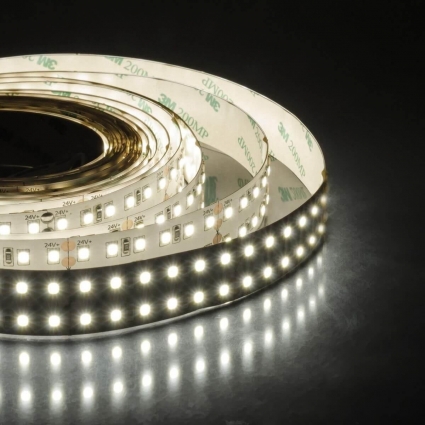 Светодиодная лента Apeyron 38W/m 240Led/m 2835SMD теплый белый 1M 242BL цвет белый