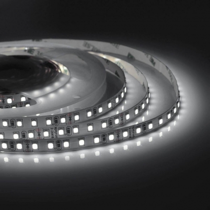 Светодиодная лента Apeyron 9,6W/m 120Led/m 3528SMD дневной белый 5M 00-143, цвет белый, мощность 48 Вт