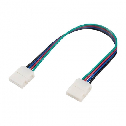 Коннектор выводной Arlight FIX-RGB-10mm-150mm-X2 (4-pin) 023955 цвет белый