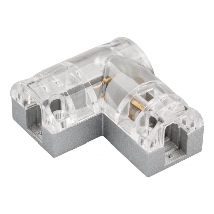 Коннектор L-образный Arlight ARL-Clear-Mini-90 022705 цвет серый