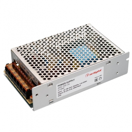 Блок питания Arlight ARS-200-24 24V 200W IP20 8.3A 025401 цвет серый