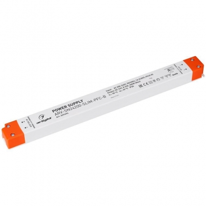 Блок питания Arlight ARV-SN24200-Slim-PFC-B 24V 200W IP20 8,33A 029494, цвет белый