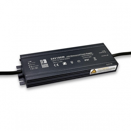 Блок питания ST Luce 24V 100W IP67 4,2A ST014.024.100, цвет черный