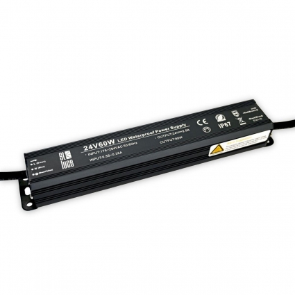 Блок питания ST Luce 24V 60W IP67 2,5A ST014.024.60, цвет черный