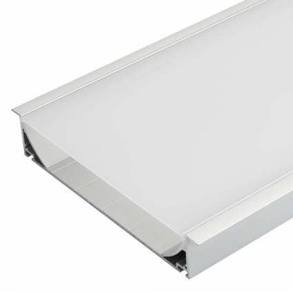 Профиль с рассеивателем Arlight ARH-POWER-W200-F-2000 ANOD 027916, цвет серый
