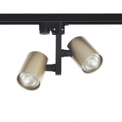 Трековый светильник Crystal Lux CLT 0.31 001 60C2 BL-BZ в современном стиле, цвет бронза
