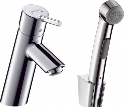 Смеситель Hansgrohe Talis S2 32140000 для раковины с гигиеническим душем, однорычажный, хром