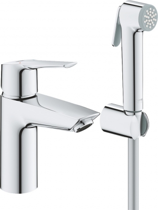 Смеситель Grohe Start 23123003 для раковины с гигиеническим душем, однорычажный, хром