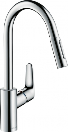 Смеситель Hansgrohe Focus 31815000 для кухонной мойки однорычажный, хром