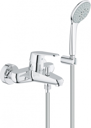 Смеситель Grohe Eurodisc Cosmopolitan 33395002 для ванны с душем, однорычажный, хром