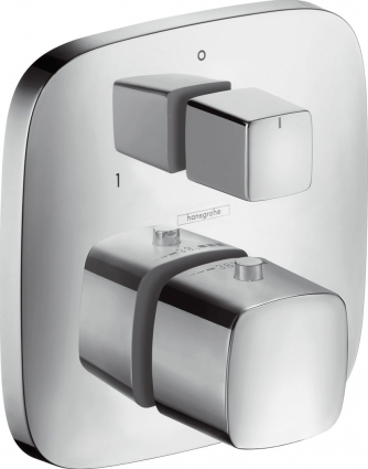 Термостат Hansgrohe PuraVida 15771000 для ванны с душем, термостат, хром