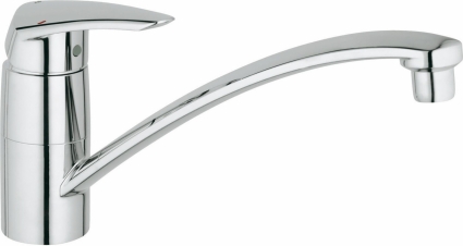 Смеситель Grohe Eurodisc 33770001 для кухонной мойки однорычажный, хром