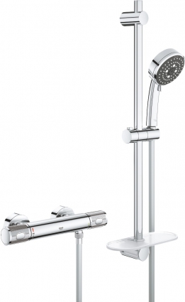 Душевой комплект Grohe Precision Feel 34791000 для душа хром, шланг пластиковый 175 см