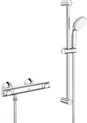 Душевой комплект Grohe Precision Flow 34841000 для душа хром, шланг пластиковый 175 см
