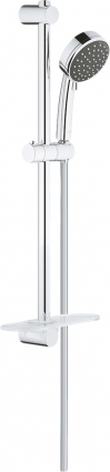 Душевой гарнитур Grohe Vitalio Comfort 100 26398000 хром штанга 66.5 см, шланг пластиковый 175 см