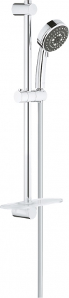 Душевой гарнитур Grohe Vitalio Comfort 100 New 26096000 хром штанга 66.5 см, шланг пластиковый 175 см