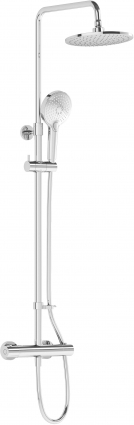 Душевая стойка VitrA AquaHeat A47200EXP хром, штанга 133.8 см, шланг пластиковый 150 см