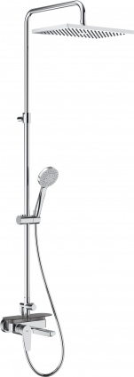 Душевая стойка Roca Even-M 5A9C90C00 хром, штанга 165.3 см, 3 режима