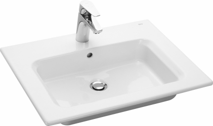 Мебельная раковина Roca The Gap 3279A8000 60 см, белая, прямоугольная, цвет белый