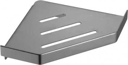 Полка Boheme New Venturo 10318-GM угловая, gun metal, подвесная
