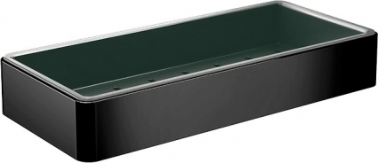 Полка Emco Loft 0545 133 02 черная подвесная,  в стиле hi-tech