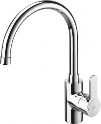 Смеситель Roca L20 5A8409C0M для кухонной мойки однорычажный, хром