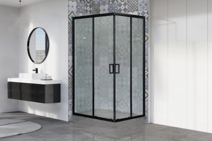 Душевой уголок Royal Bath HPD RB9120HPD-C-BL 120x90 прямоугольный, двери раздвижные
