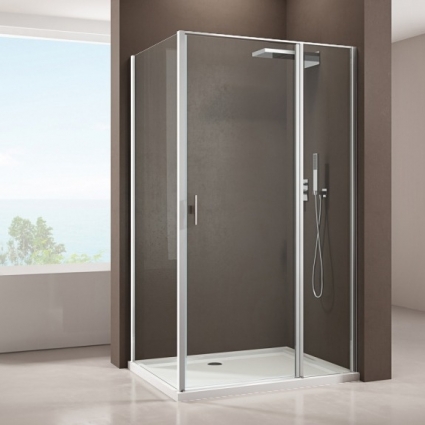 Душевой уголок Allen Brau Priority 140x100 Cr прямоугольный, двери распашные