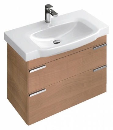 Тумба для комплекта Villeroy & Boch Sentique 80 вяз с ящиками, подвесная