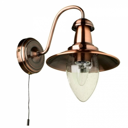 Бра Arte Lamp Fisherman A5518AP-1RB в морском стиле, цвет бронза, мощность 60 Вт