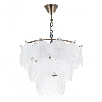 Подвесная люстра Arte Lamp Victoria A1734LM-5AB в стиле модерн, цвет белый