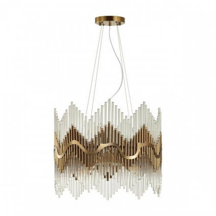 Подвесная люстра Odeon Light Savikia 4983/8 в стиле модерн, цвет бронза