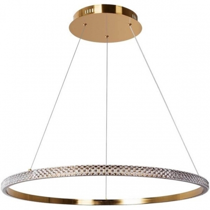 Подвесная светодиодная люстра Arte Lamp Orione A2182SP-80PB в современном стиле, цвет медь