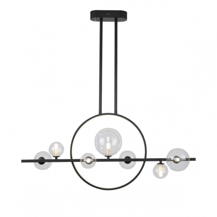 Подвесная люстра Kink Light Иона 09408-7L,19, в стиле Хай-тек, цвет черный